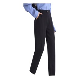 訂製女裝黑色西裝褲      設計秋冬職業正裝工作休閒褲     九分高腰直筒煙管褲    聚酯纖維95% 氨綸5%    後腰鬆緊設計    女西褲專門店 SKWT029 訂製女裝黑色西裝褲      設計秋冬職業正裝工作休閒褲     九分高腰直筒煙管褲    聚酯纖維95% 氨綸5%    後腰鬆緊設計    女西褲專門店 SKWT029